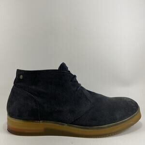 Diesel Sandman Chukka Boots Mens Size 45, US Size 11.5 Baby Blue Suede Lace Up